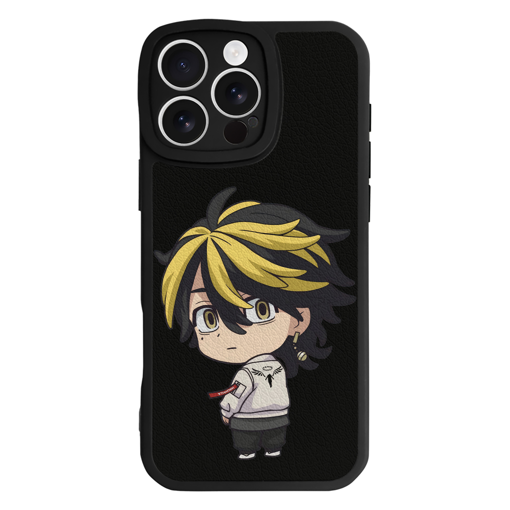 （画像用） 東京リベンジャーズ Tokyo Revengers 【iPhone 16シリーズ対応】シリコンスマホケース（レザー調） 材質：シリコン